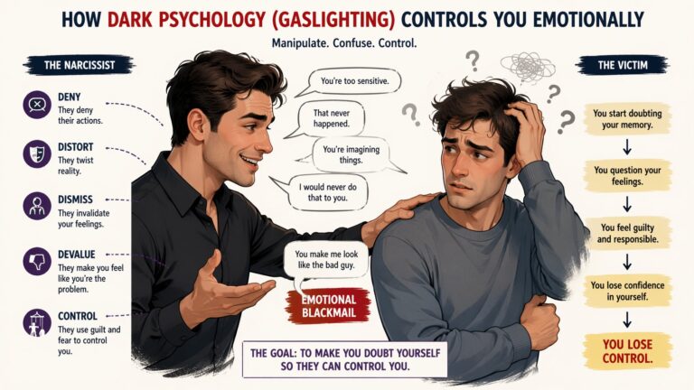 Tilte image of dark psychological signs